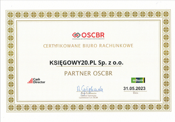 Certyfikowane Biuro rachunkowe